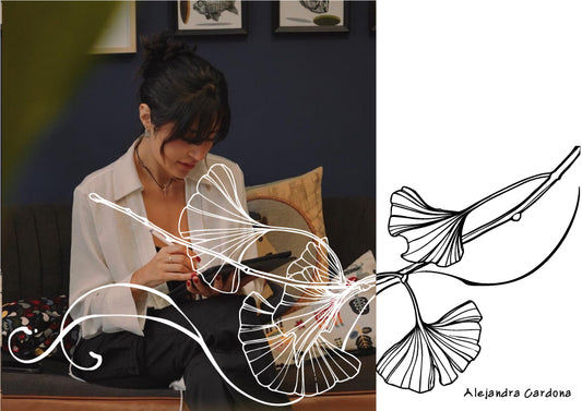 Botanic Flow con illustrazioni botaniche di Alejandra Cardona