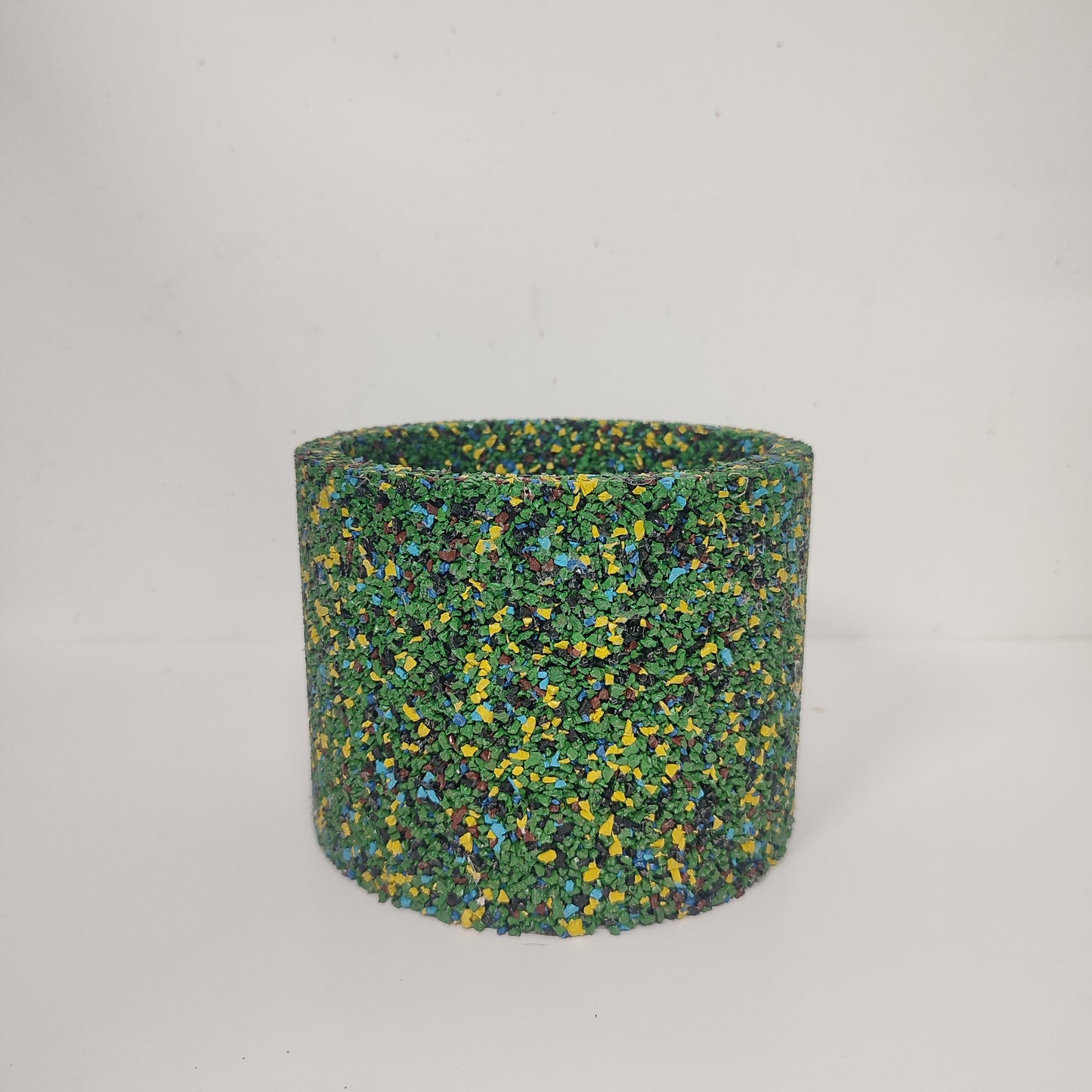 Vaso Tondo Riciclato da Pneumatico per Piante da Giardino