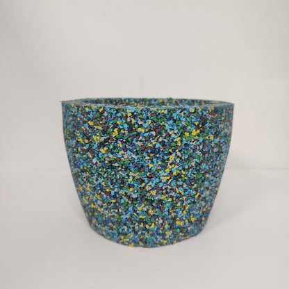 Vaso Conico Riciclato da Pneumatico per Piante da Giardino