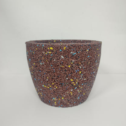 Vaso Conico Riciclato da Pneumatico per Piante da Giardino