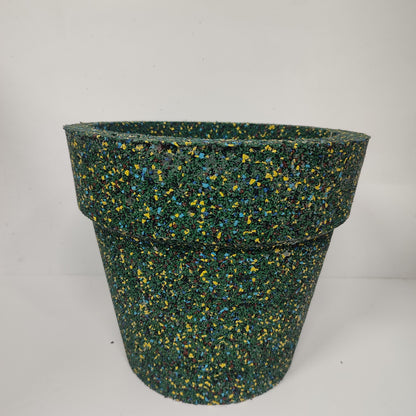 Vaso Classico Riciclato da Pneumatico per Piante da Giardino