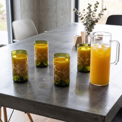 Set Botanic Flow con tre illustrazioni botaniche di Alejandra Cardona